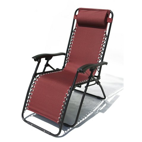 Polohovacie kreslo Oxford - bordo - 01