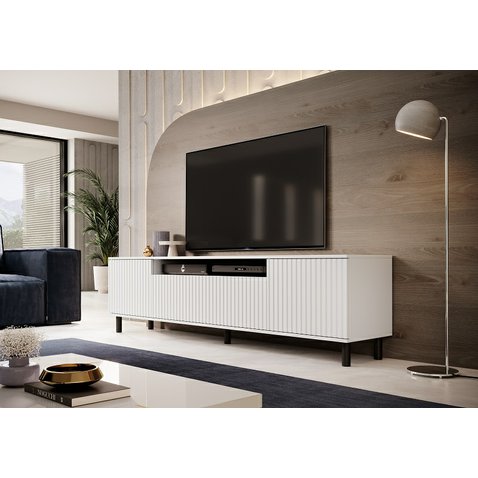 TV stolík Agnes 4 - biela - 01