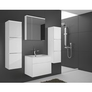 Moderná kúpeľňová súprava Porto 2 - biela matná / biely lesk