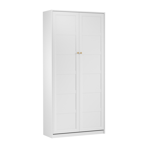 Sklápacia posteľ Rel 90 x 200 cm - biely mat 01