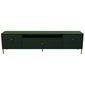 Zelený televízny stolík Mell 180 cm - 03