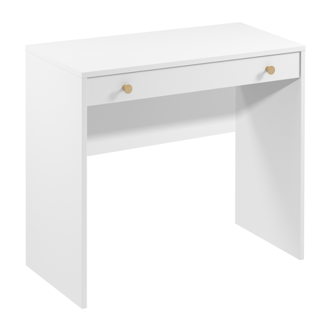 Toaletný stolík Rel - biely mat 01