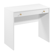 Toaletný stolík Rel - biely mat 01