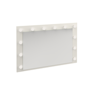 Zrkadlo Rel - biely mat 01