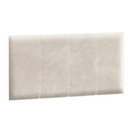 Čalúnený panel na posteľ Rel 90 x 200 cm - biely mat 01