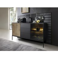 Kombinovaná komoda s osvetlením Sento