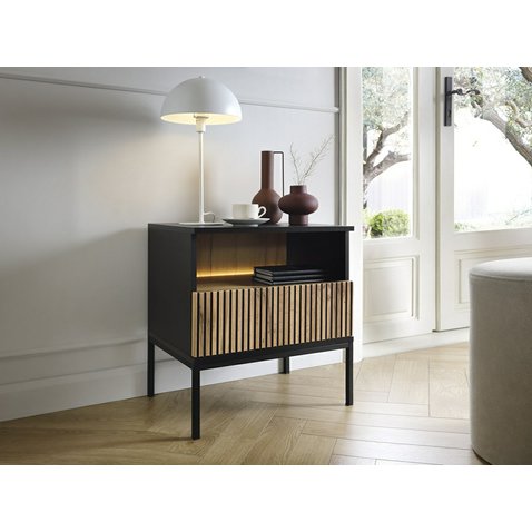 Moderný nočný stolík s osvetlením Sento