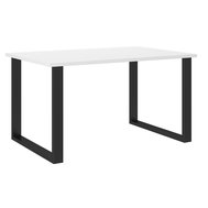 Štýlový jedálenský stôl Imperial - 138x90 cm - biela