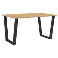 Štýlový jedálenský stôl Nigel - 138x90 cm - dub artisan