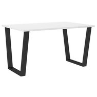 Moderný jedálenský stôl Nigel - 138x90 cm - biela