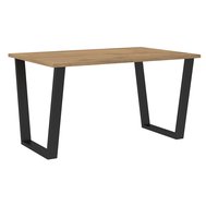 Jedálenský stôl Nigel - 138x90 cm - dub lancelot