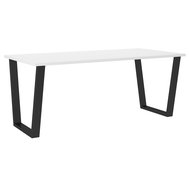 Jedálenský stôl Nigel 2 - 185x90 cm - biela