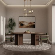 Jedálenský stôl LOEN – orech okapi