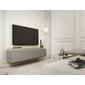 TV stolík Oro 135 cm - šedá/zlatá