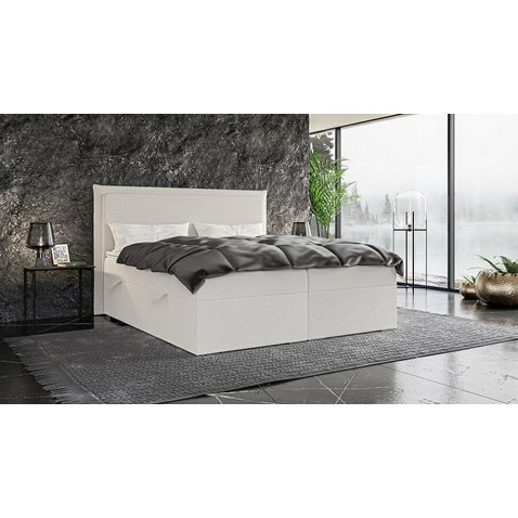 Čalúnená manželská posteľ Torres s úložným priestorom - 140 x 200 cm - 01