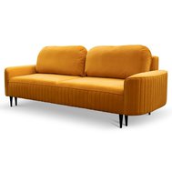 Elegantná pohovka Vena - tmavo žltá