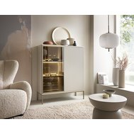 Vitrína s osvetlením Sento - kašmír 05