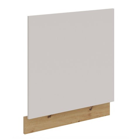 Dvierka pre vstavanú umývačku riadu Solea ZM 570x596 – kašmír/dub artisan 01