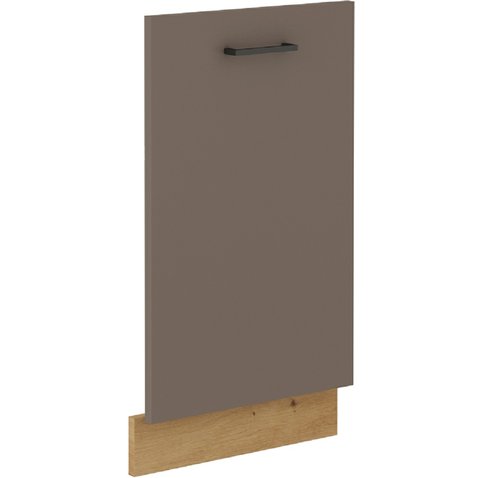 Dvere pre vstavanú myčku ZM 713 BOLONIA - lanýžovo sivá/dub artisan (713 x 446) 01