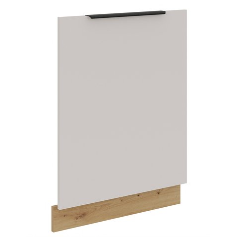 Dvierka pre vstavanú umývačku riadu Solea ZM 713x596 – kašmír/dub artisan 01