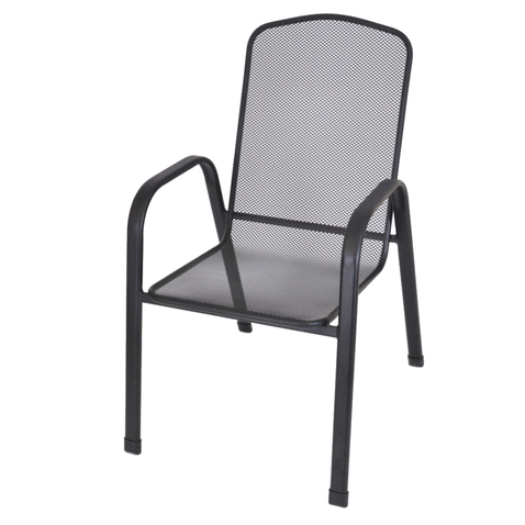 Kovová záhradná stolička Savoy - stohovateľná 01