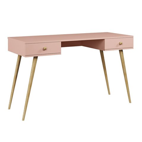 Toaletný stolík Boho Meli - staroružová - 01