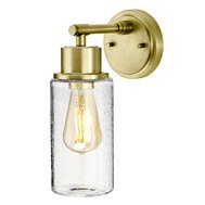 Elegantné kúpeľňové svietidlo Morvah - brúsená mosadz