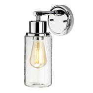 Štýlová kúpeľňová lampa Morvah - leštený chróm 01