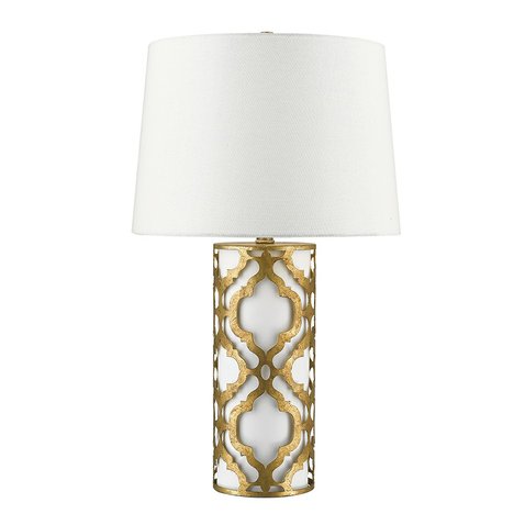 Elegantná stolová lampa Arabella - zlatá 01