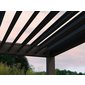 Bioklimatická pergola Intro Neo 3,6 x 3 m - voľne stojaca - 04