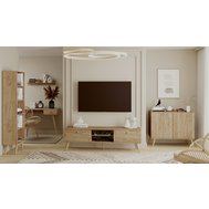 Televízny stolík Boho Meli 170 cm - dub zlatý