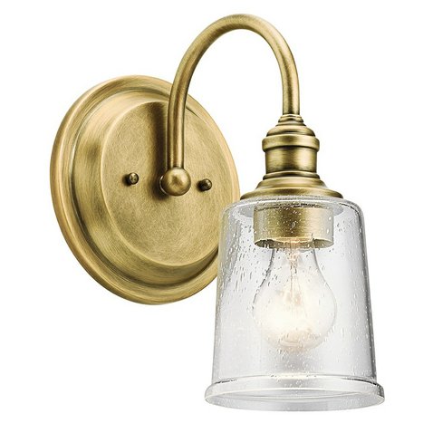 Nástenné svietidlo Waverly - mosadz 01