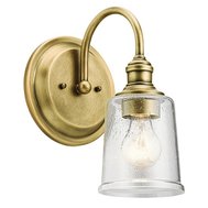 Nástenné svietidlo Waverly - mosadz 01