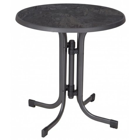 Okrúhly záhradný stôl Pizarra - 70 cm - 01