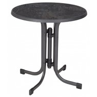 Okrúhly záhradný stôl Pizarra - 70 cm - 01