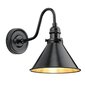 Nástenná lampa Provence - čierna 02
