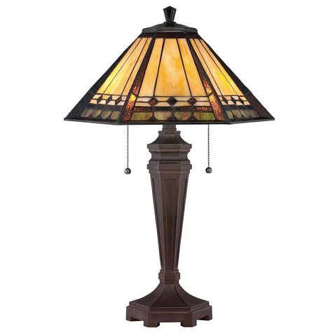 Stolová lampa Arden vo vintage štýle 01