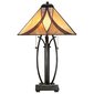 Vysoká vitrážová stolová lampa Asheville 03