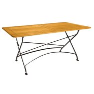 Drevený stolík na záhradu Maja 160x80 cm 01