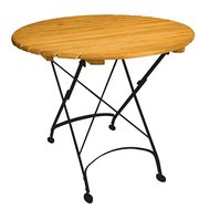 Drevený kulatý stôl 85 Maja 01