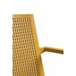 Elegantná stolička Grid Armchair s područkami - antracit - 03