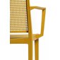 Elegantná stolička Grid Armchair s područkami - antracit - 04