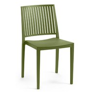 Jednoduchá stolička Bars - olivová