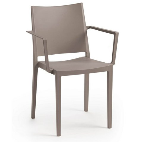 Stolička Mosk Armchair s područkami - taupe - 01